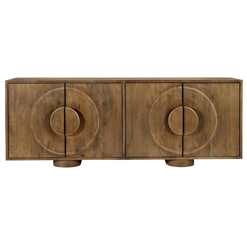 77709028 Augustus 4-Door Sideboard in Spice Tan