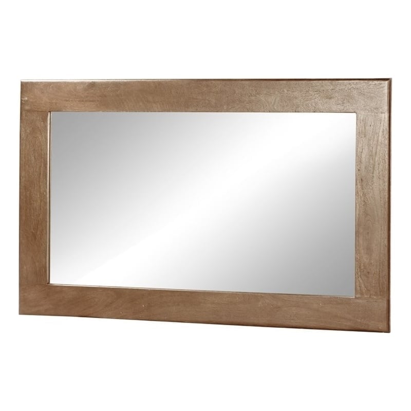 91007001 Carmenita Mirror in Rustic Light Brown