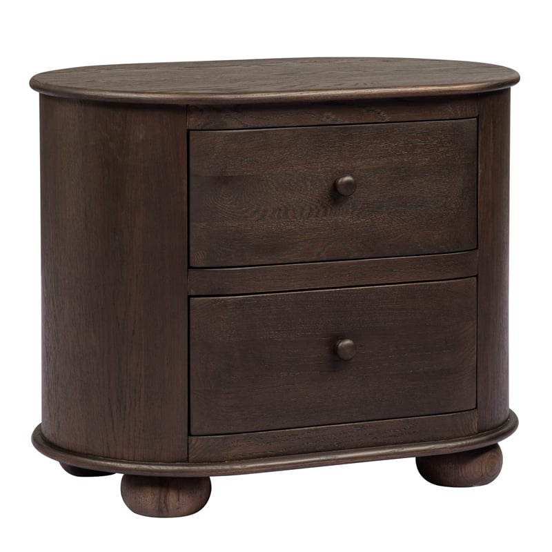 69014009 Astrid 2 - Drawer Nightstand In Appalachian Brown