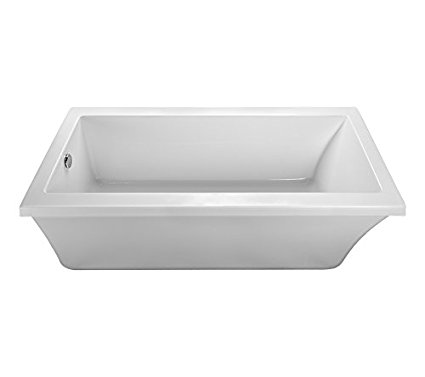 Picture of Reliance R6632CRFS-B End Drain Freestanding Soaking Tub, Biscuit