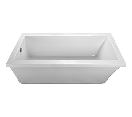 Picture of Reliance R6632CRFSVS-B End Drain Freestanding Soaking Tub Virtual Spout&#44; Biscuit