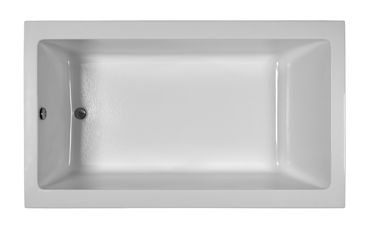 Picture of Reliance Baths R7242CRA-W Rectangular End Drain Air Bath, White - 72 x 42 x 19.75 in.