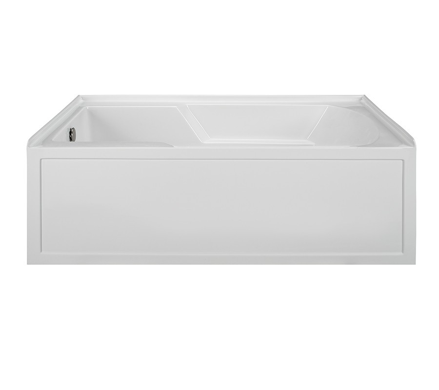 Picture of Reliance Baths R6036ISA-B-LH Integral Skirted End Drain Air Bath, Biscuit - 59.875 x 36 x 20 in.