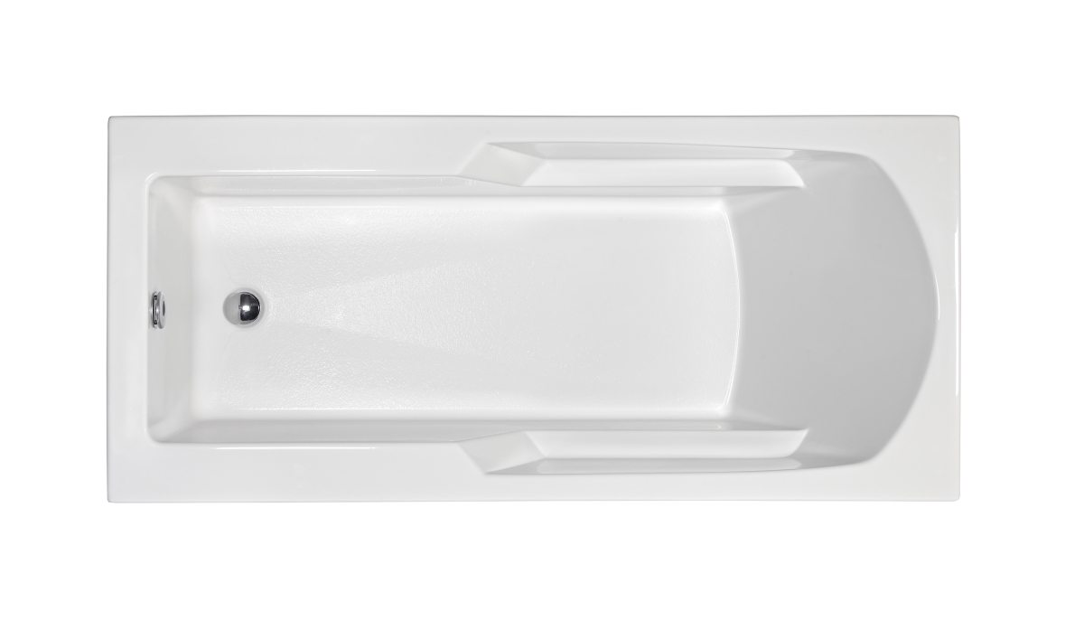 Picture of Reliance R6630ERRS-W Rectangle End Drain Soaking Bathtub, White - 65.75 x 30 x 19 in.