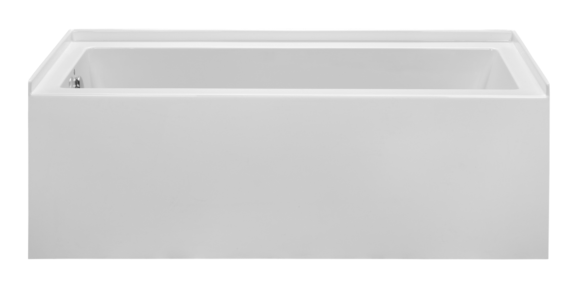 Picture of Reliance R6030AISCA-W Integral Skirted End Drain Air Bathtub, White - 60 x 30 x 19 in.