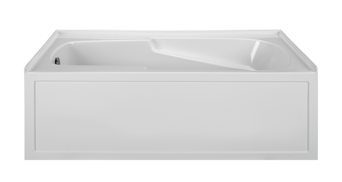 Picture of Reliance R6032AISCA-W Integral Skirted End Drain Air Bathtub, White - 60 x 32 x 19 in.