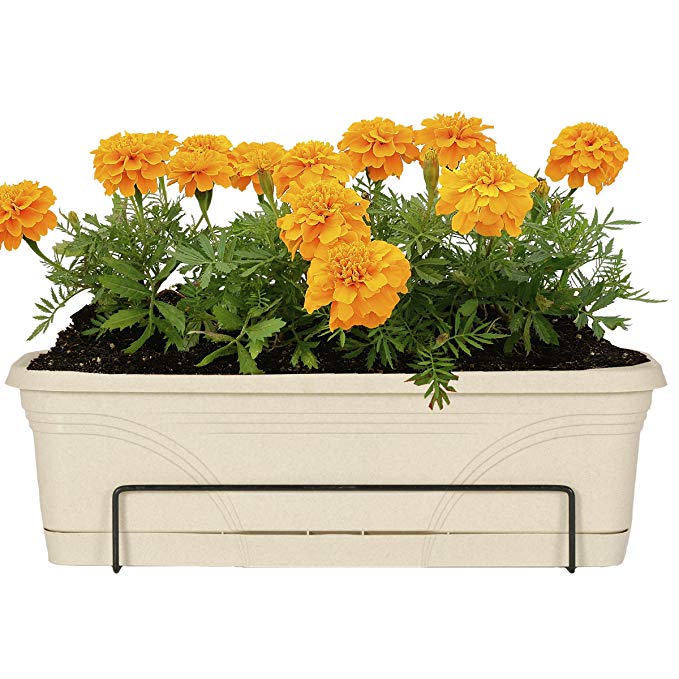 Picture of CobraCo FOE26-B 18 - 36 in. Adjustable Open End Flower Box&#44; Black