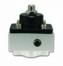 Billet Fuel Pressure Regulator, Black & Silver