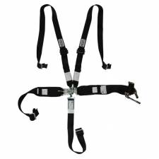 51000 Right Lap Belt Ratchet Adjust Harness 5-Point Harness System - Black