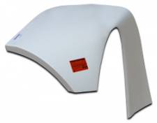 660-24-WL White Left ABC Plastic Fender for 10 in. Tires