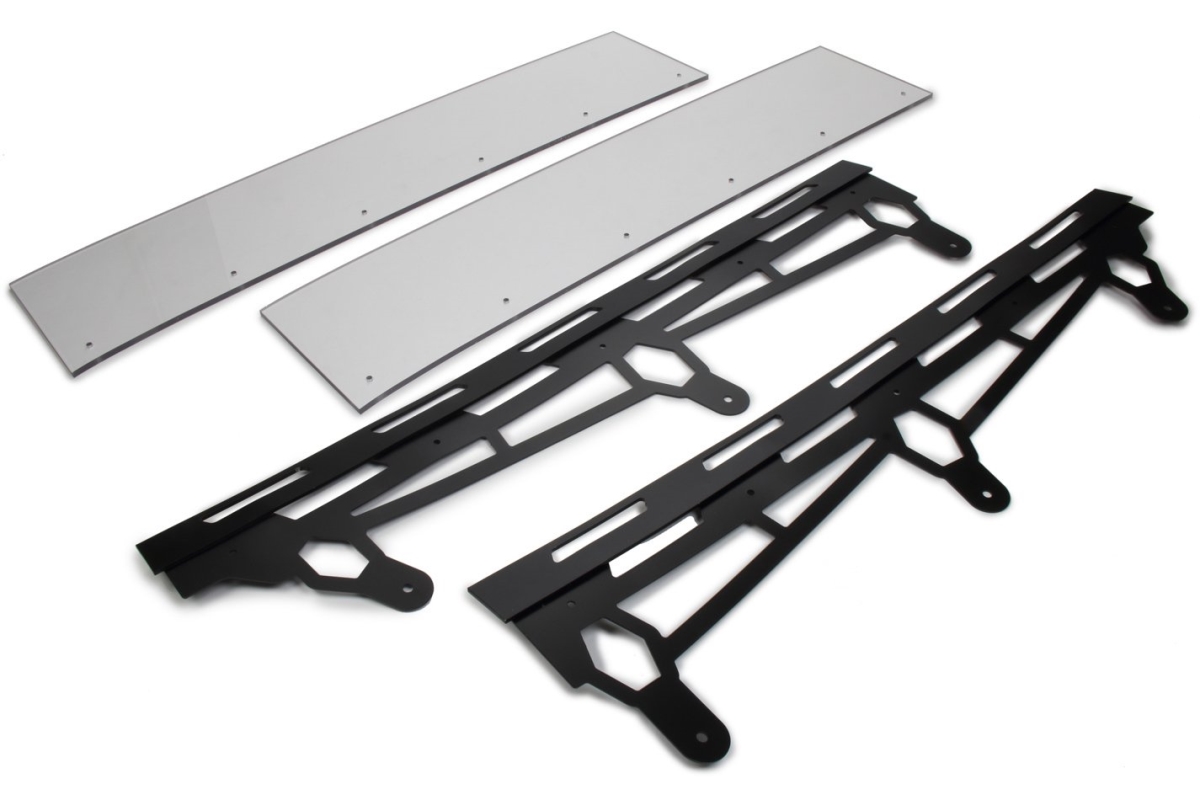 661-6739-B 6.5 x 60 in. 90 deg ABC Spoiler, Black