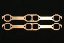 SCE4111 18 deg Copper Embossed Exhaust Gasket for Small Block Chevy