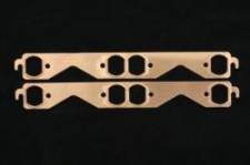 D Port Copper Exhaust Gaskets for Small Block Chevy