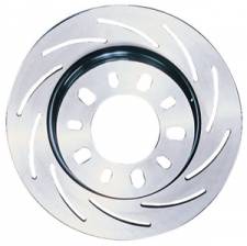 11.25 in. Left Hand Replacement Slotted Rotor, Silver Cadmium Plated