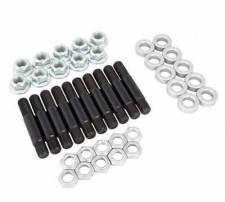 0.62-18 in. Thread 3.50 in. Bolt-On Wheel Stud with Locking Nuts,  Axles