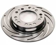 10 in. Right Hand Universal Slotted Light Weight Brake Rotor, Silver Cadmium Plated