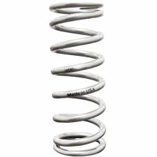 9HT500 2.50 in. ID 9.0 in. 500 lbs Spring Rate Coil-Over High Travel Coil Spring, Silver Powder Coated