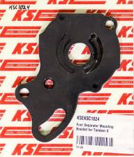K.S.E. Racing KSC1024 Aluminum Power Steering Pump Bracket for KSE Tandem & TandemX Power Steering - Black Anodize