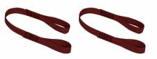1 x 24 in. Black Soft Loops - Set of 2