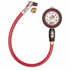 52-52032 2.5 in. 0-15 PSI 0.25 lbs Liquid Filled Glow-in-the-Dark Tire Gauge, Dual Bleed