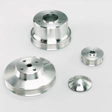 7310 Long Water Pump Serpentine Conversion Pulley Kit for Big Block Chevy