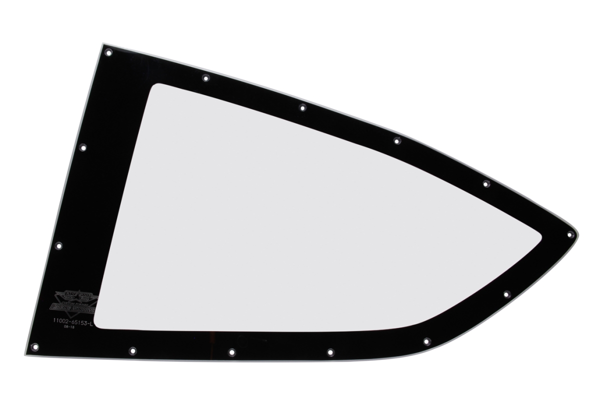 2019 LM Quarter Left Cut Drilled Window with Blackout