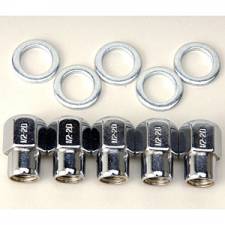 12 mm x 1.50 Thread 0.75 in. Hex Head Shank Seat Closed End with Washers Lugnut