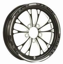 16 x 16 in. 4.00 in. Backspace 5 x 4.75 in. Bolt Pattern Double Beadlock V-Series Wheel, Polished & Black Anodize