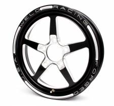 15 x 3.5 in. 1.75 in. Backspace 5 x 4.50 in. Bolt Pattern Alumastar 2.0 1 Piece Wheel, Black Anodize