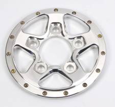 5 x 5.00 in. Bolt Pattern Rear Aluminum Alumastar 2.0 Wheel Center Section, Polished