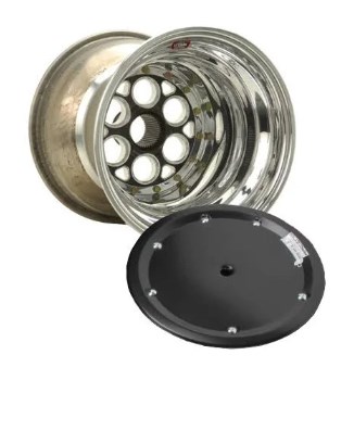 15 x 18 in. 42 Spline 6 in. Back Spacing Bead-Loc Wheel with Cover