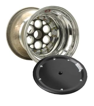 WEL735B-51854BC-6 15 x 18 in. 42 Spline 4 in. Back Spacing Bead-Loc Wheel with Cover