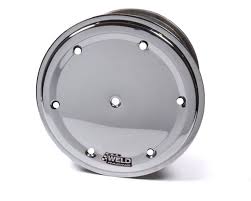 WEL860-50905BC-6 15 x 9 in. 5 in. Back Space Direct Mount Wheel with Cover Non-loc