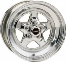 WEL96-510206 15 x 10 in. 5 x 4.5 in. Bolt Circle 3.5 in. Back Spacing 14.6 lbs Pro Star Polished Wheel