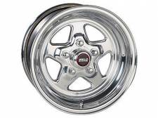 15 x 6 in. 5 x 4.75 in. Bolt Circle 3.5 in. Back Spacing 12.05 lbs Pro Star Polished Wheel