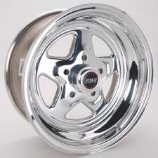 WEL96-57276 15 x 7 in. 5 x 4.75 in. Bolt Circle 3.5 in. Back Spacing 12.85 lbs Pro Star Polished Wheel