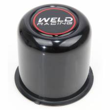 3.16 Dia. Aluminum Wheel Center Cap Push Through, Black Anodize