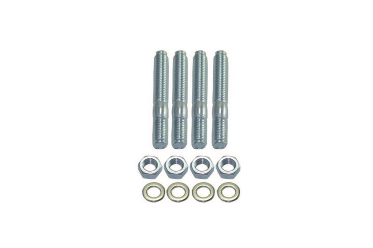 2 in. Carb Stud Kit, White Zinc - Steel