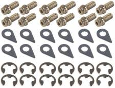 0.31-18 in. Thread 0.87 in. Long Hex Head Locking Header Bolt Kit, Steel