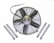 12 in. Fan Pusher 861 CFM Low Profile Electric Cooling Fan - Straight Blade