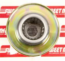 Gold Steering Wheel Quick Release without Coupler - Steel