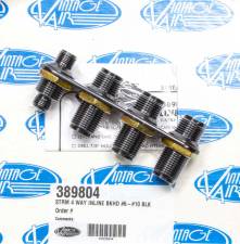 2 Way In-Line Bulkhead 6 & 10 AN O-Ring