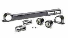 VIN492000-VUA 2.5 in. Hose Plastic Under Dash Heating & Cooling Louver, Black & Chrome -  VINTAGE AIR