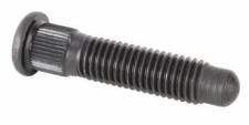 0.62-11 in. Thread 3.18 in. Long 0.55 in. Knurl Steel Wheel Stud - Black Oxide