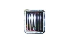 Finned Steel Chrome Stock Depth Transmission Pan for C4