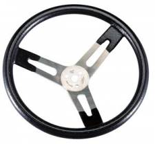 15 in. Dished Aluminum Steering Wheel