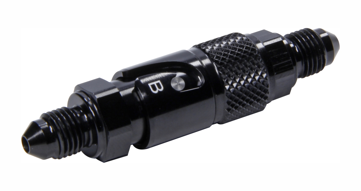 3 AN Aluminum Dry Brake Coupling, Black