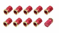 Standard 0.37-16 in. Thread Aluminum Rear Ends Gear Cover Nut, Red Anodize