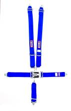 RJS1128603 5-Point Restraint System Individual Shoulder Harness Bolt-In Mount - 3 in. Anti-Sub - Blue
