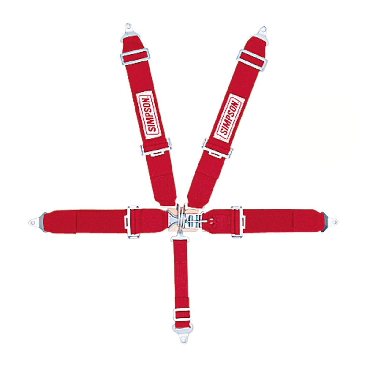 SIM29063RD 55 in. 5 Point LL Pull Down Black Harness Sport Harness System